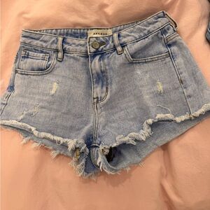Pacsun medium waisted jean shorts